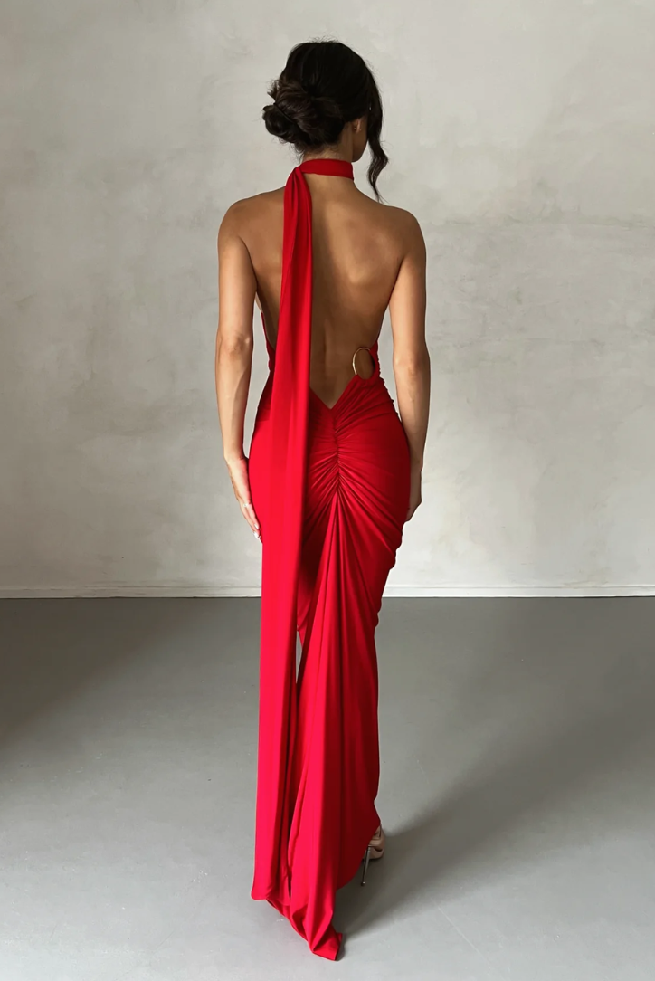 aphrodite red dress Aphrodite Red Sequin Gown