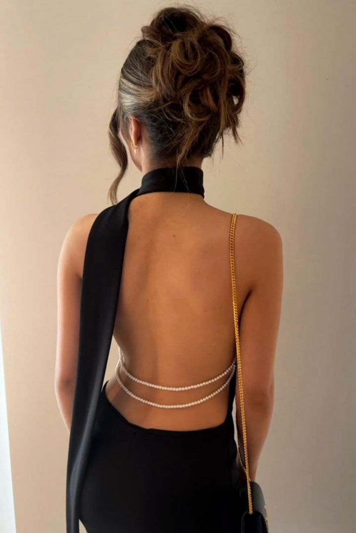 Leya Pearl Maxi- Black | Angel Lane Clothing Leya Pearl Maxi- Black | Angel Lane Clothing
