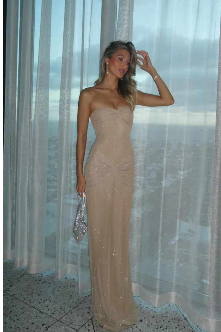 Twilight Maxi 2.0- Champagne | Angel Lane Clothing
